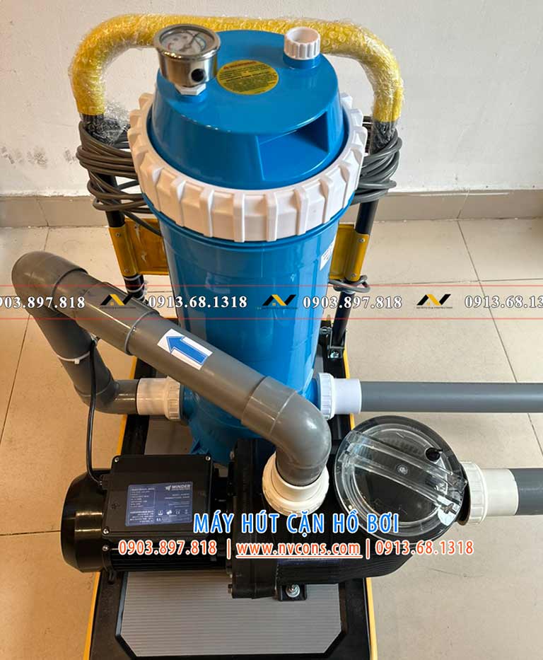 Vận hành máy hút đáy hồ bơi Minder dễ dàng Vận hành máy hút đáy hồ bơi Minder dễ dàng