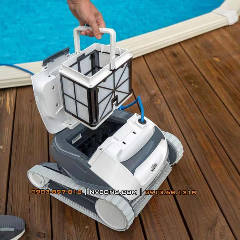 Vệ sinh robot Dolphin E10 dễ dàng Vệ sinh robot Dolphin E10 dễ dàng