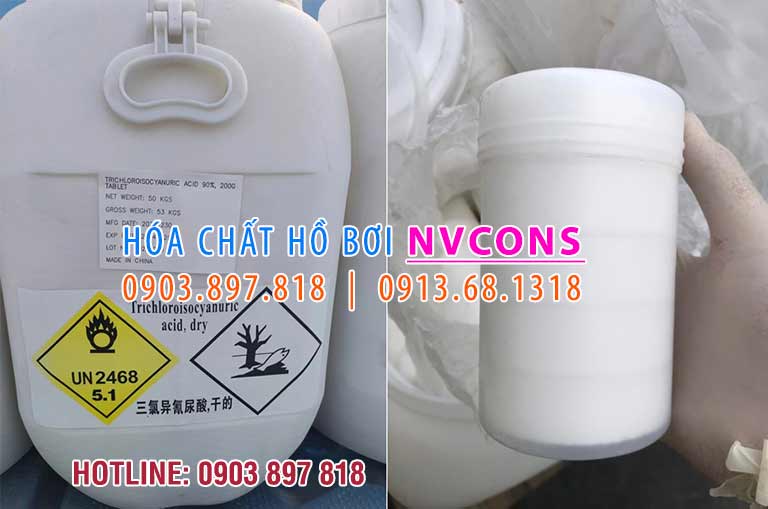 Viên nén xử lý nước hồ bơi Trung Quốc Viên nén xử lý nước hồ bơi Trung Quốc