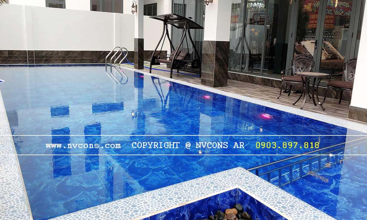 thiết kế xây dựng hồ bơi biệt thự quận 8 tphcm