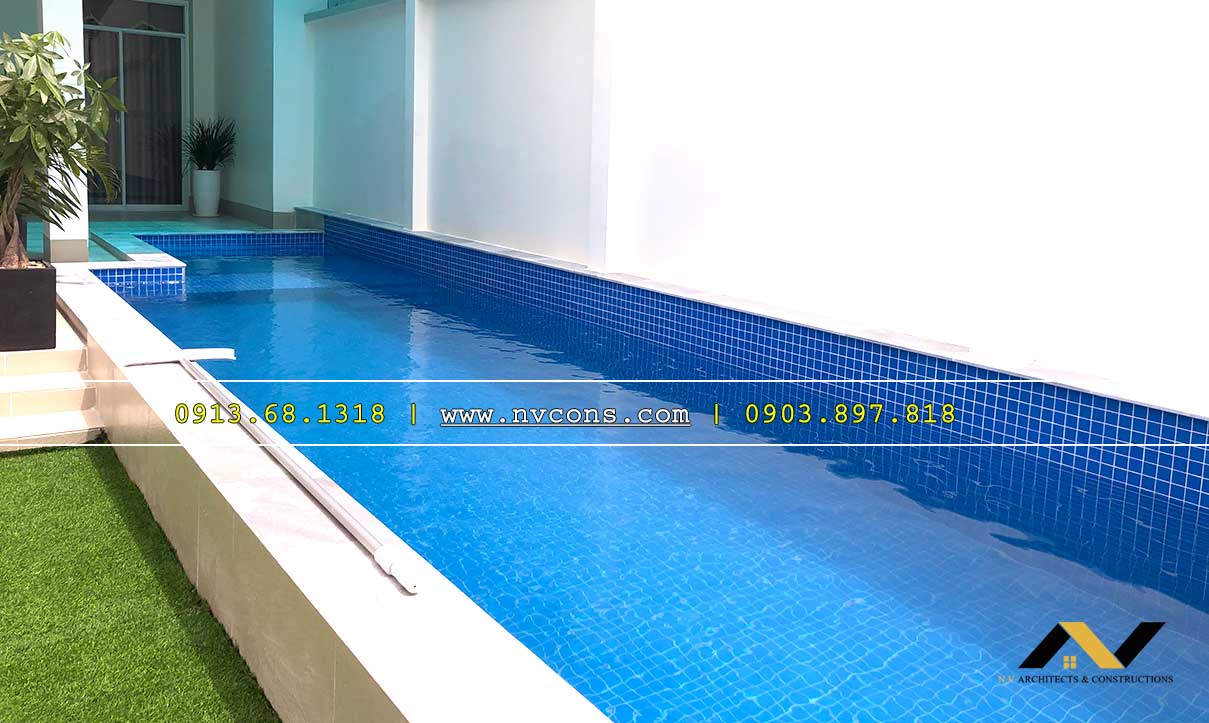 Xây dựng hồ bơi gia đình chị Hằng Tây Ninh Xây dựng hồ bơi gia đình chị Hằng Tây Ninh