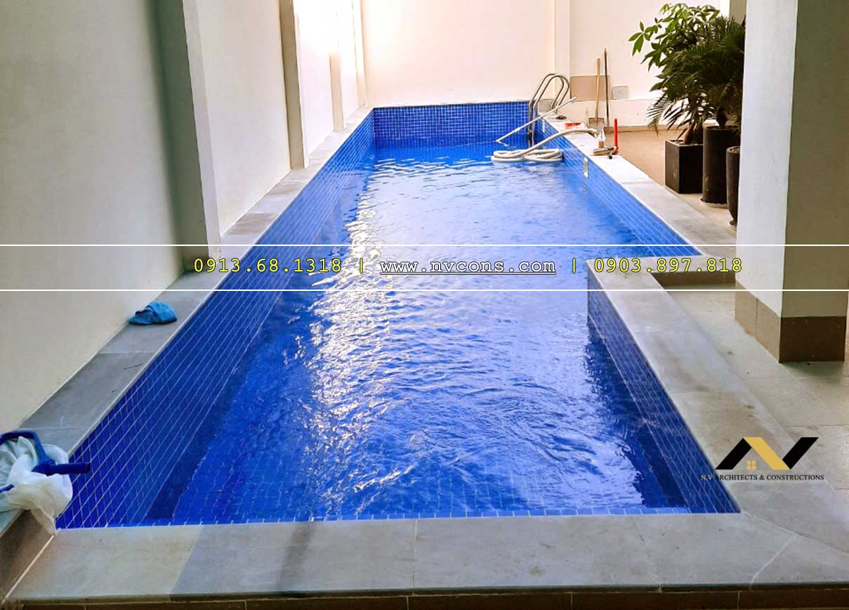 Xây dựng hoàn thiện bể bơi chị Hằng Tây Ninh Xây dựng hoàn thiện bể bơi chị Hằng Tây Ninh