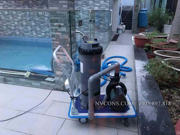 Xe đẩy lọc nước hồ bơi di động tại TPHCM Xe đẩy lọc nước hồ bơi di động tại TPHCM