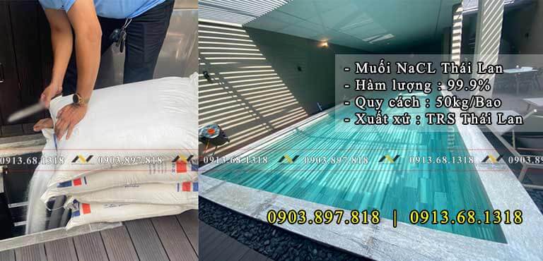 Xử lý nước hồ bơi bằng muối Xử lý nước hồ bơi bằng muối